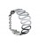 Waves silver plated bracelet