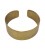 Hammered brass bangle
