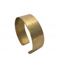 Hammered brass bangle