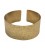 Hammered brass cuff