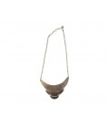 Moons silver plated necklace