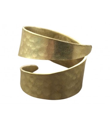 Spiral brass ring
