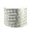 Engraved silver plated ring