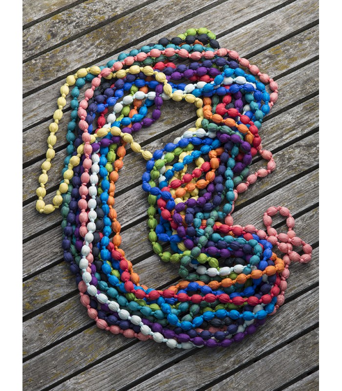 Silk clearance bead necklace