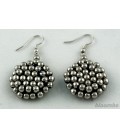 Masai silver earrings