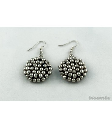 Masai silver earrings