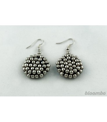 Masai silver earrings