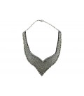 Silver peak necklace