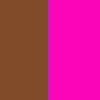 Brown and fuchsia