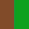 Brown and green